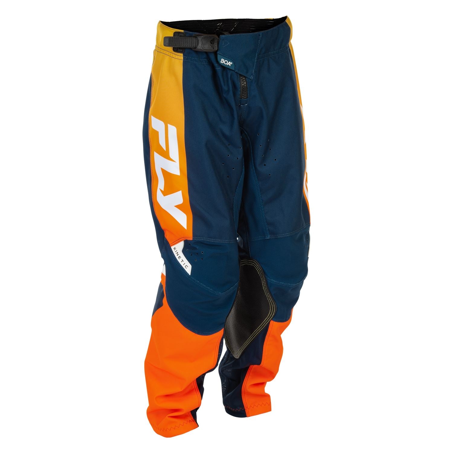 Fly Racing 2026 Motocross Pants Kinetic Mutant Youth Navy Orange